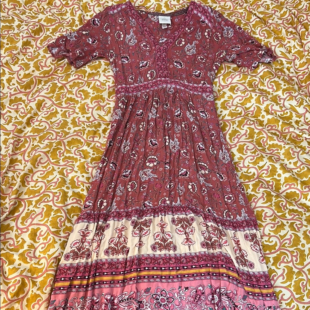 Bobo Pink Floral Dress